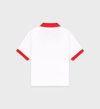 Prince Sporty Terry Polo - White/Red