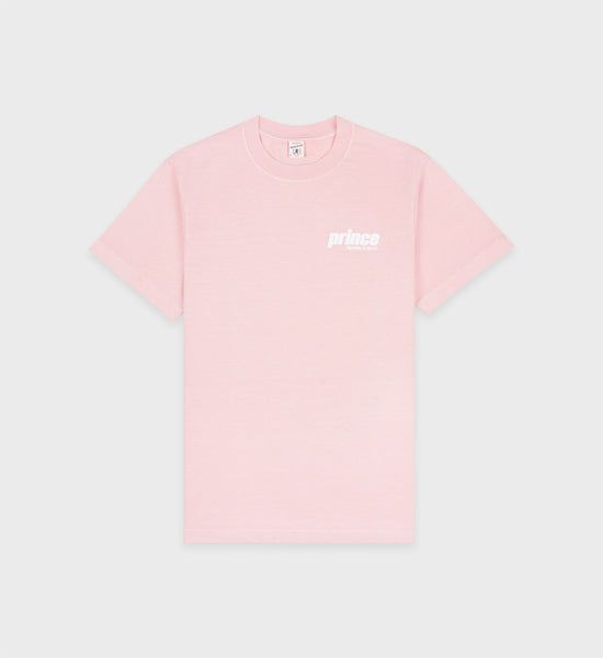 Prince Sporty T-Shirt - Baby Pink/White