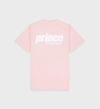 Prince Sporty T-Shirt - Baby Pink/White