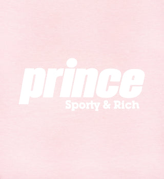 Prince Sporty T-Shirt - Baby Pink/White