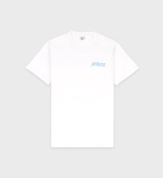 Prince Sporty T-Shirt - White/Bel Air Blue