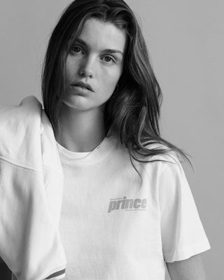 Prince Sporty T-Shirt - White/Bel Air Blue