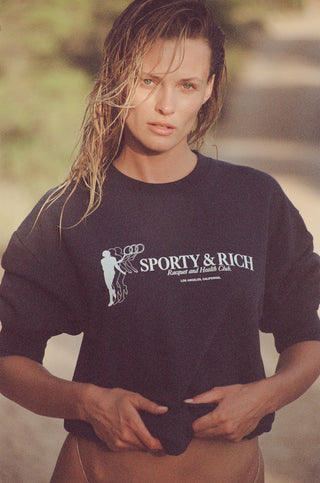 Racquet & Health Crewneck - Navy