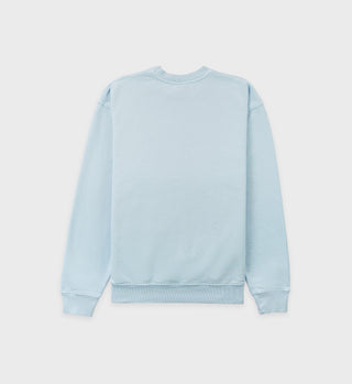 Mini Racquet Crewneck -Baby Blue