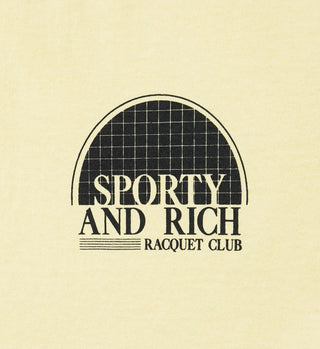 Racquet Club T Shirt - Lemon