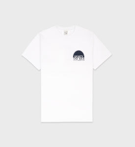 Racquet Club T-Shirt - White/Navy