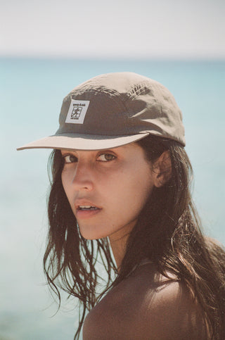 5 Panel Nylon Runner Hat - Elephant