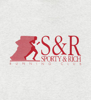Running Club Crewneck - Heather Gray