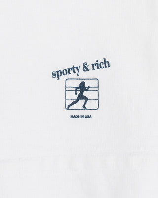 Runner Logo Gym Short - White