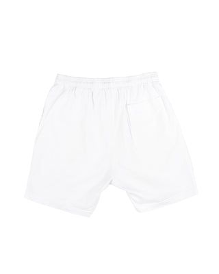 Runner Logo Gym Short - White