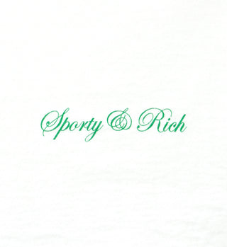 Script Logo Gym Short - White