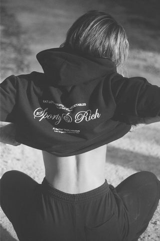 Script Logo Hoodie - Black