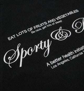 Script Logo Tote - Black