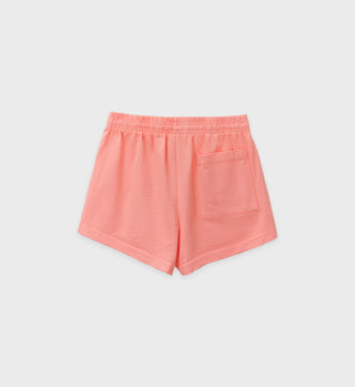 Script Logo Disco Short - Salmon