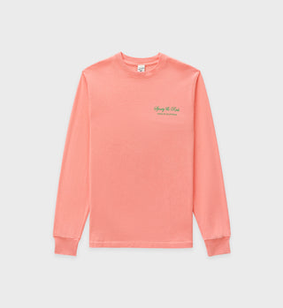 Script Logo Longsleeve - Salmon