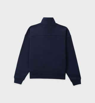 Script Logo Quarter Zip - Navy