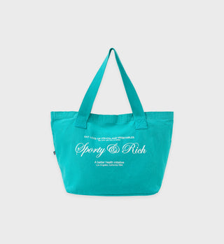 Script Logo Tote Bag - Dolphin