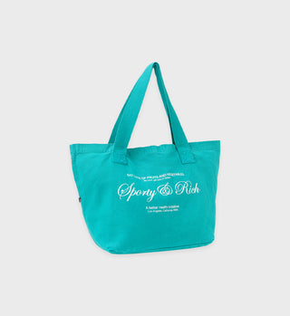 Script Logo Tote Bag - Dolphin