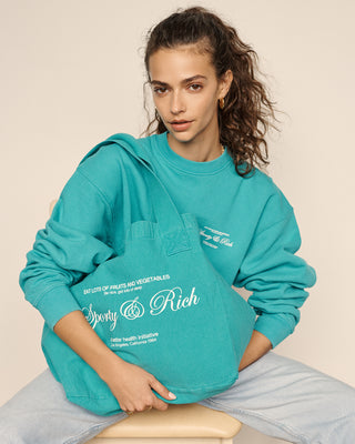 Script Logo Tote Bag - Dolphin