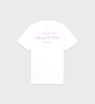 Script Logo T-Shirt - White