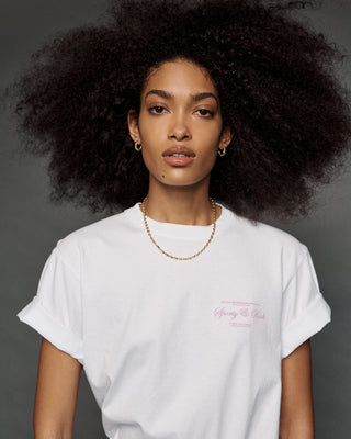 Script Logo T-Shirt - White