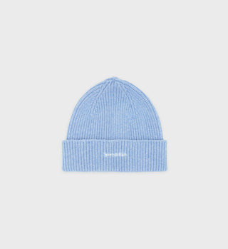 Serif Logo Beanie - Baby Blue