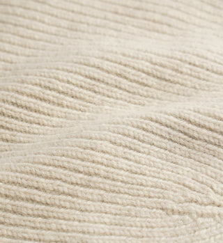 Serif Logo Beanie - Heather Beige