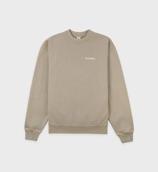 Serif Logo Crewneck - Elephant