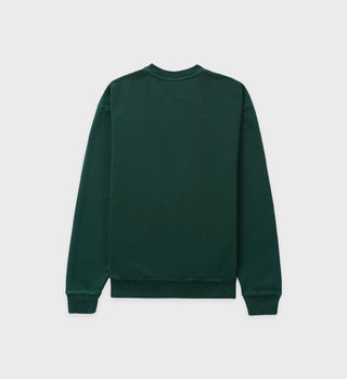 Serif Logo Crewneck - Forest
