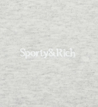 Serif Logo Sweatpants - Heather Grey