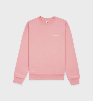 Serif Logo Crewneck - Rose