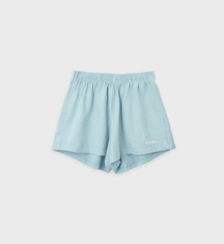 Serif Logo Disco Short - Bambina Blue