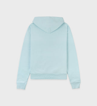 Serif Logo Hoodie - Bambina Blue