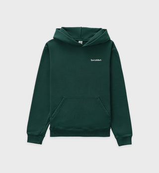Serif Logo Hoodie - Forest