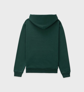Serif Logo Hoodie - Forest