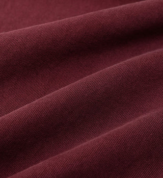 Serif Logo Hoodie - Merlot