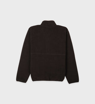 Eileen Quarter Zip - Dark Brown