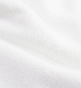 Serif Logo Gym Short - White