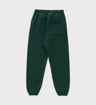 Serif Logo Sweatpant - Forest