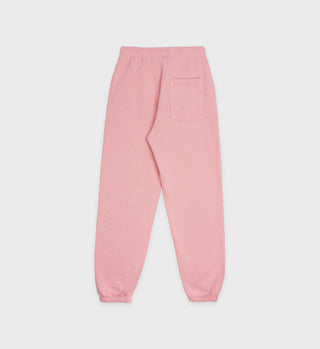 Serif Logo Sweatpant - Rose