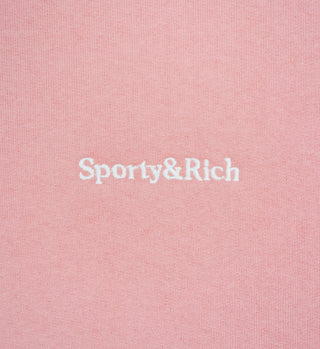 Serif Logo Sweatpant - Rose