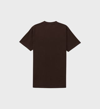 Serif Logo T-Shirt - Chocolate