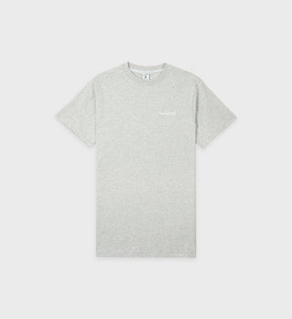 Serif Logo T-Shirt - Heather Grey