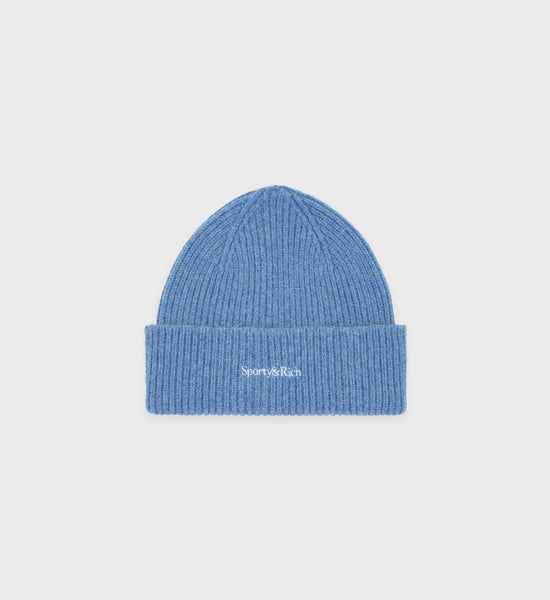 Serif Logo Beanie - Ocean