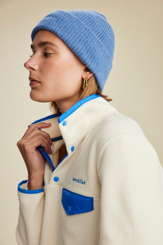 Serif Logo Beanie - Ocean