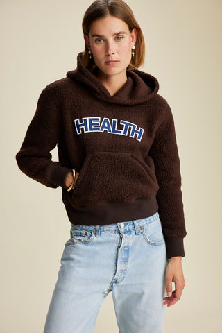 Sherpa Health Hoodie - Chocolate