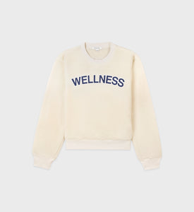 Sherpa Wellness Crewneck - Cream