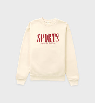 Sports Crewneck - Cream