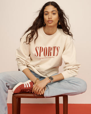 Sports Crewneck - Cream