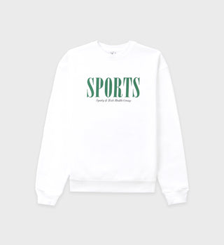 Sports Crewneck - White